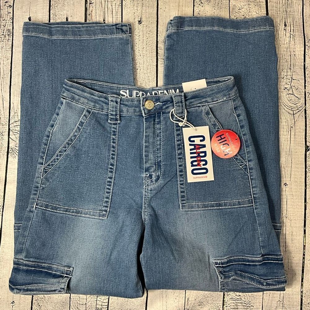 SUPRADENIM Cargo High Rise Jeans